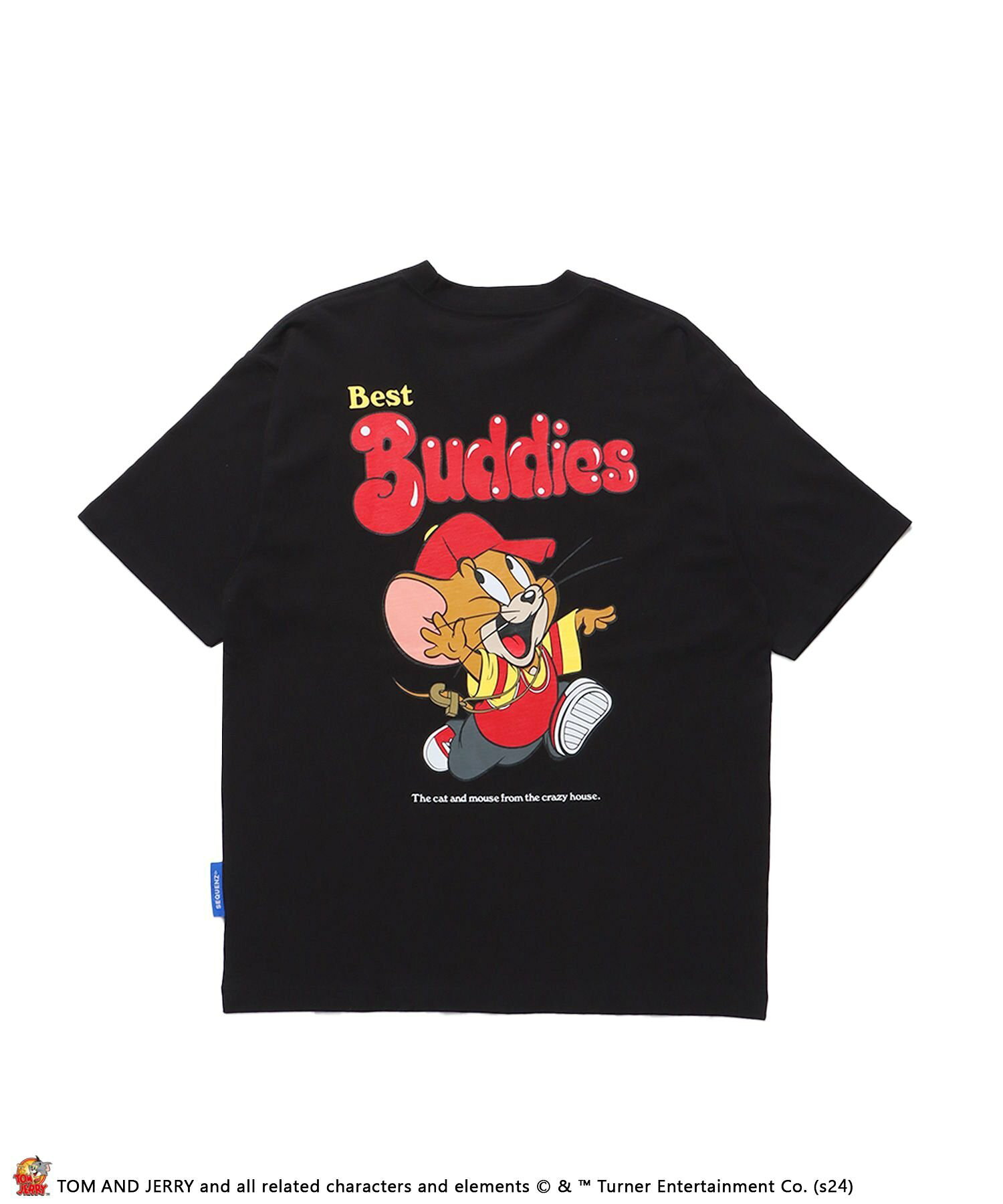 【SEQUENZ】TJ 90s BUDDIES S/S TEE / 半袖Tシャツ クルーネック ワンポイント バックプリント TOM&JERRY トムジェリ